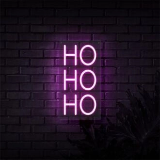 Brighten Up Your Christmas Decor at Home, Office, or Store with the Ho Ho Ho LED Neon Sign.