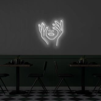 Hold Face Neon Sign for Artistic and Unique Decor