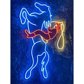 Transform your space into a Western Wonderland with Howdy Cowboy Riding Horse Led Neon Sign Man Cowboy Riding Horse - Perfect for Bars, Home Decor, and Themed Parties!