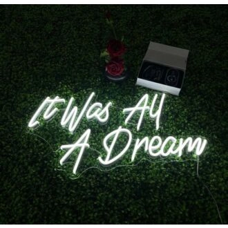 It was all a dream Reflect on Dreams and Aspirations with Dreamy Neon