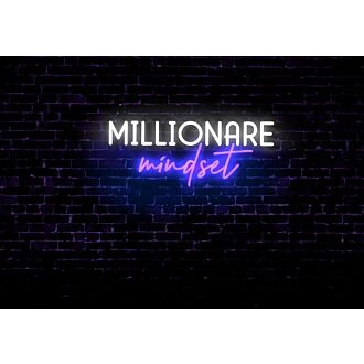 Millionaire Mindset LED Neon Sign