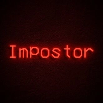 Impostor Neon Sign for Among Us Fans