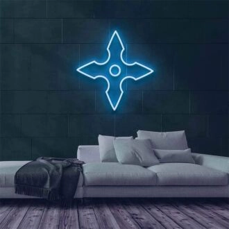 Add a Ninja Spark to Your Home, Office, and Special Events with the Shuriken LED Neon Sign.