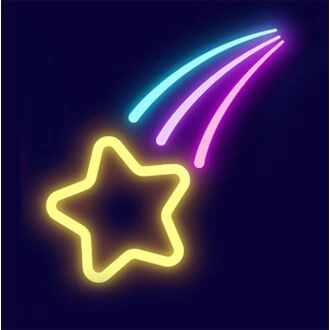 Brighten Your Space with Versatile Star LED Neon Wall Light - Perfect for Home Decor, Office Ambiance, Storefronts, Bars, and Memorable Weddings & Parties.