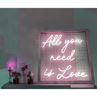 All You Need Is Love Neon Sign