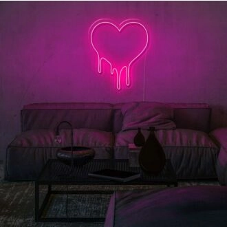 Tropfende Liebe Neon-Schild