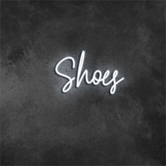 Brighten Your Space: Wall Decor Shoes LED Sign for Home, Office, Bar, and Store Ambiance Enhancement