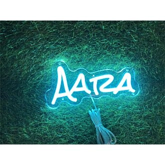 Brighten Your Space: From Office to Wedding, Enhance Any Occasion with Personalize Custom Aara LED Neon Sign.