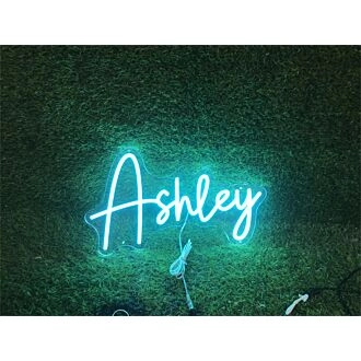 Brighten Up Your Space: Personalize Custom Ashley LED Neon Sign for Weddings, Bars, and Home Decor