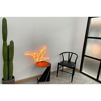 'Humming bird' neon sign