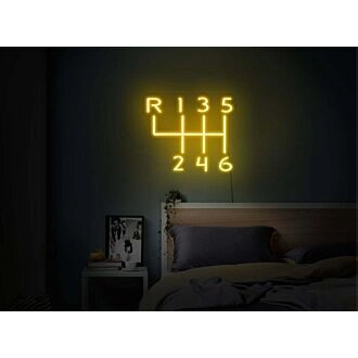 Car Gearbox Neon Sign