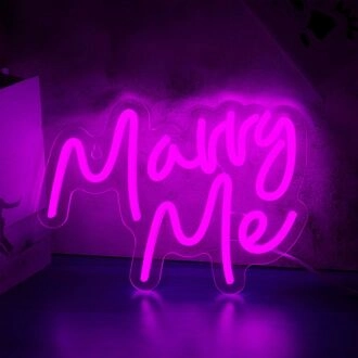 Marry Me Neon Sign