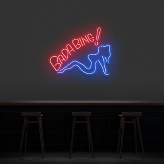 Customize Badabing!' Neon Sign