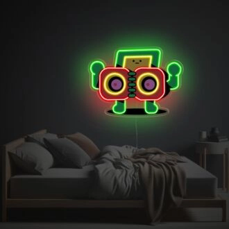 Brighten Your Office, Store, or Bar Ambiance with the Notebook Guy LED Neon Acrylic Artwork.