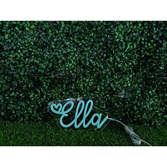 Brighten Your Wedding, Bar, and Office Ambiance with Ella Custom LED Neon Sign.