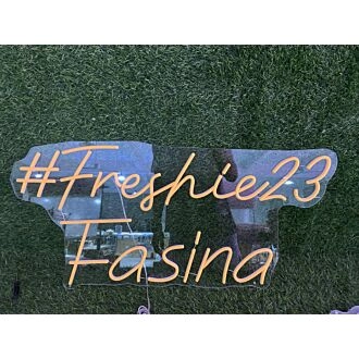 Brighten Up Your Space: Freshie 23 Fasina LED Neon Sign for Bars, Offices, and Wedding Celebrations.
