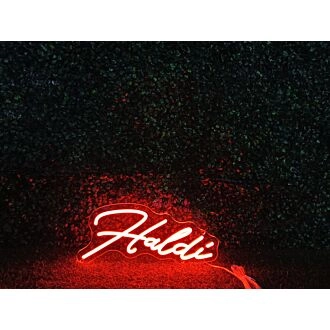 Brighten Up Your Home, Bar, or Wedding Ambiance with the Haldi Red LED Neon Sign
