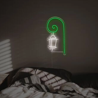 Fügen Sie Ihrem Zuhause, Ihrer Bar oder Ihrer Hochzeit mit dem Vintage-Straßenlaterne-LED-Neonschild einen klassischen Glanz hinzu.