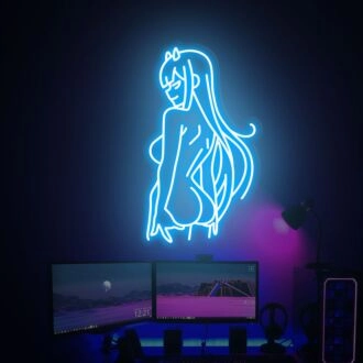 Beleuchten Sie Ihren Raum: Franxx Darling Neon Schild für vielseitige Dekoration - Perfekt für Spielzimmer, Home Offices und schicke Bars.