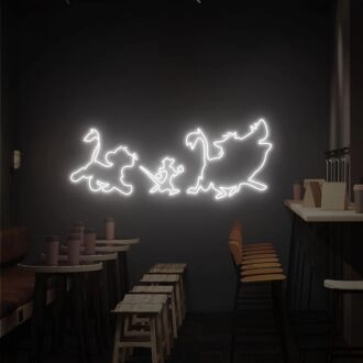 Brighten Your Space with The Lion King Neon Sign: A Perfect Addition for Game Rooms, Home Bars, and Vibrant Parties.