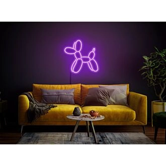 Brighten Up Your Space: From Kids' Rooms to Parties, Balloon Dog LED Sign Neon Sign Offers Unique Wall Art and Decor for A Festive Atmosphere