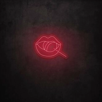 Lollipop Lips LED-Neonschild