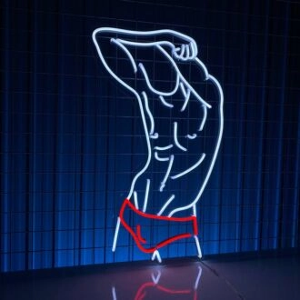 Naked Male Led Neon Sign Panti Gay Body Club Neon Led Sign