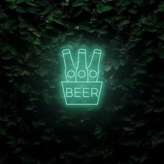 Customize Beer Bucket LED Sign