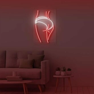 Peachy Bum LED Sign
