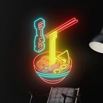 Ramen-Logo-Restaurant LED-Neonschild