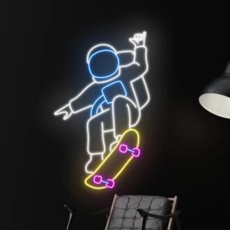Skateboarden LED Neon Schild Skateboarder LED Schild Neonlicht Raum Club Dekor