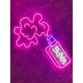 Smoking Machine Led Neon Sign Welcome Decor Led Neon Sign Bar Club Led Light
