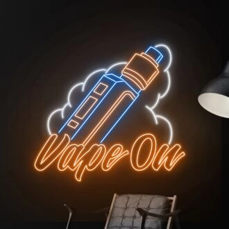 Smoking Machine Led Sign Wall Led Art