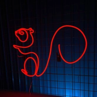 Squirrel Led Neon Sign Cute Animal Led Light Restaurant Room Decor Bar Club Decor