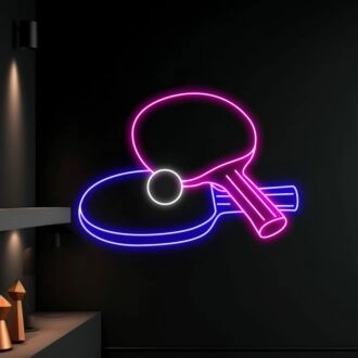 Tischtennis LED Neon Schild Sportclub Stadion Dekoration