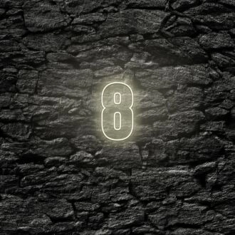 Number Eight LED Neon Sign