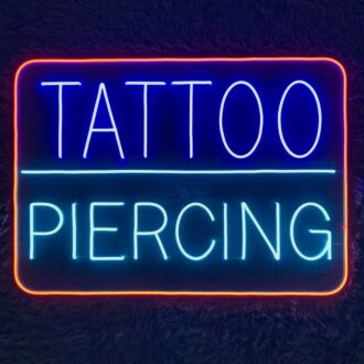 Tattoo Piercing Studio Welcome Led Neon Sign