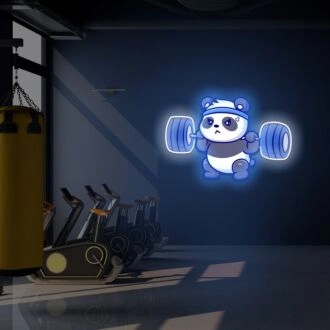 Panda Gym UV-Licht Beleuchtet Ihre Workouts Sicher.