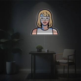 Taylor Swift With Sunglasses LED Neon Acrylic Artwork