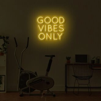 Good Vibrations Only LED Neon Sign