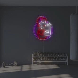 Strong Woman LED Neon Sign