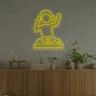 Begeisterte DJ-LED-Neonzeichen