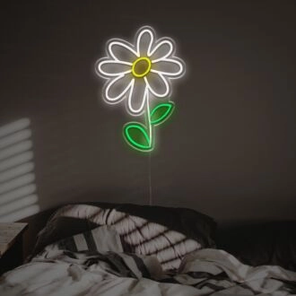 Kleine Chrysantheme LED Neonschild