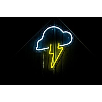 Storm Cloud Sign Neon Sign