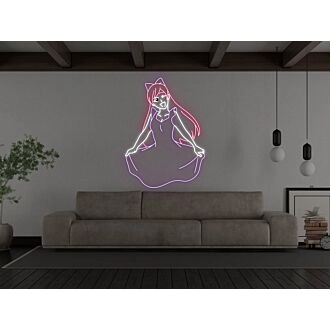 Anime Pretty Girl Neon Sign