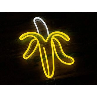 Bananen-Neonschild
