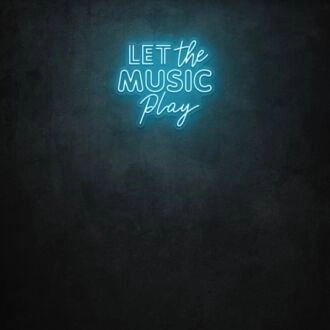 Let The Music Play LED Sign