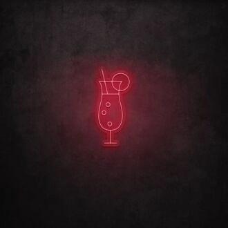 Cocktailglas LED-Schild