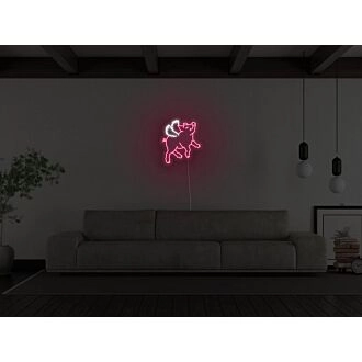 Fliegendes Schwein Neonschild
