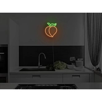 Peach Sign Neon Sign